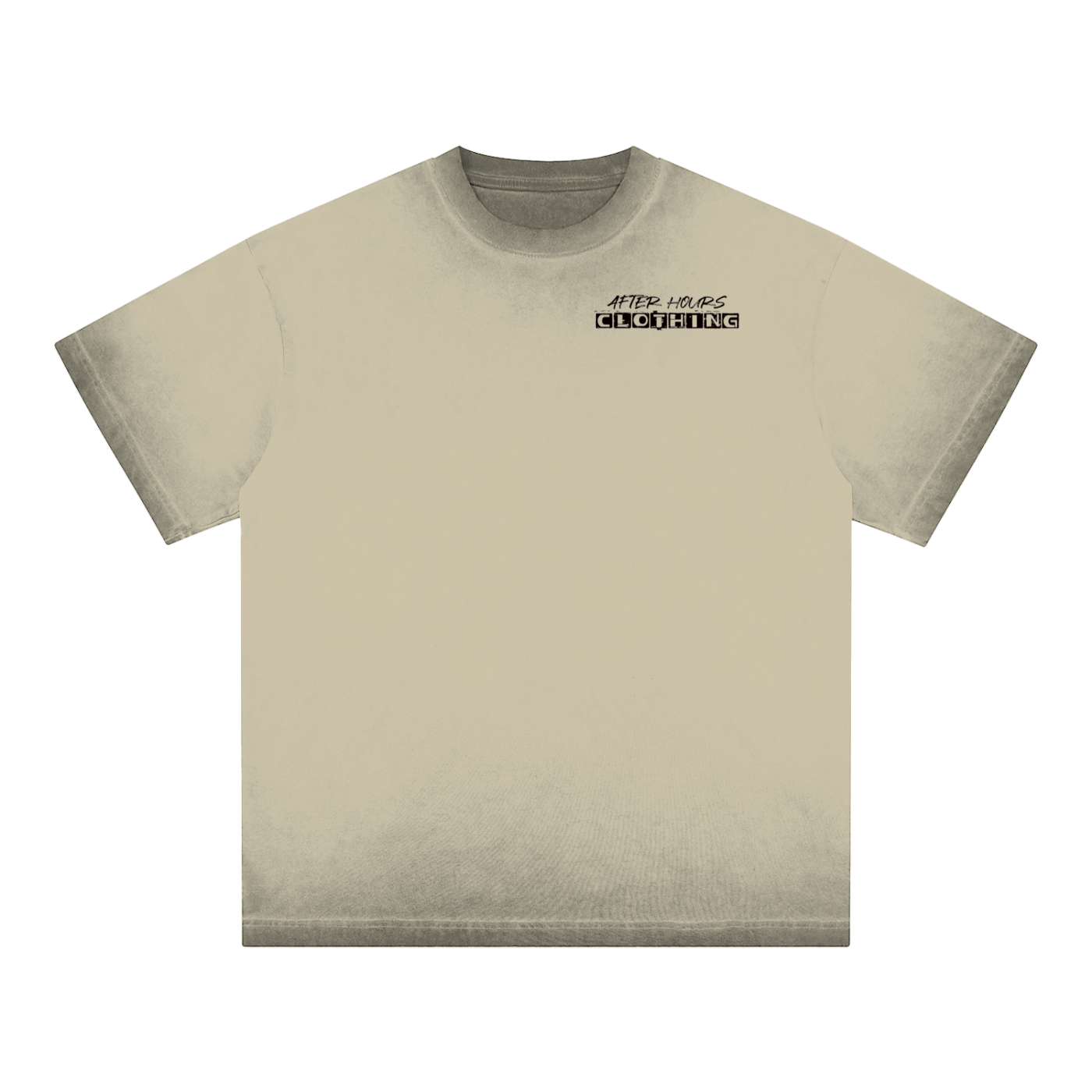 Reverse Dyed Loose Cotton T-Shirt