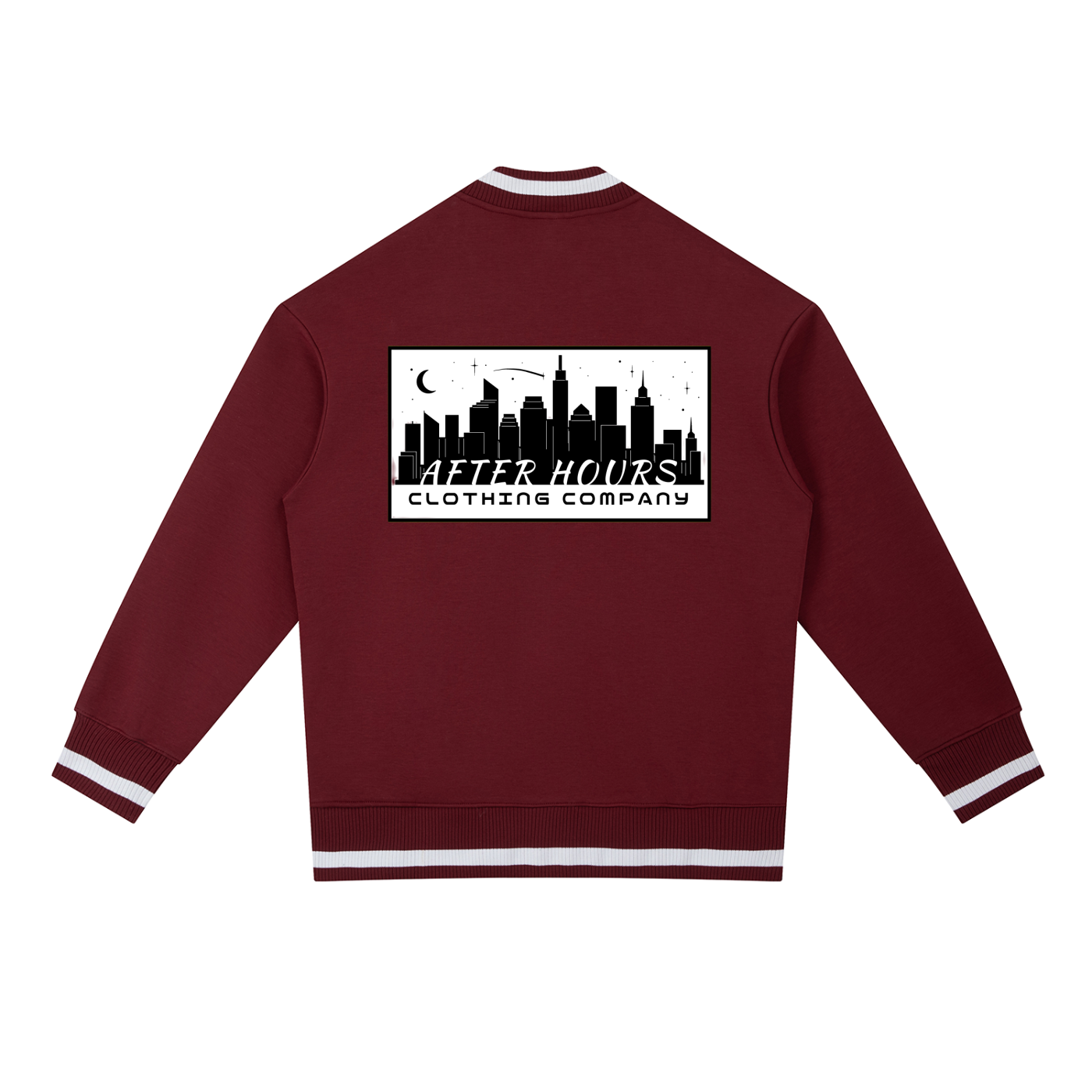 Contrast Piping Zip Bomber Jacket