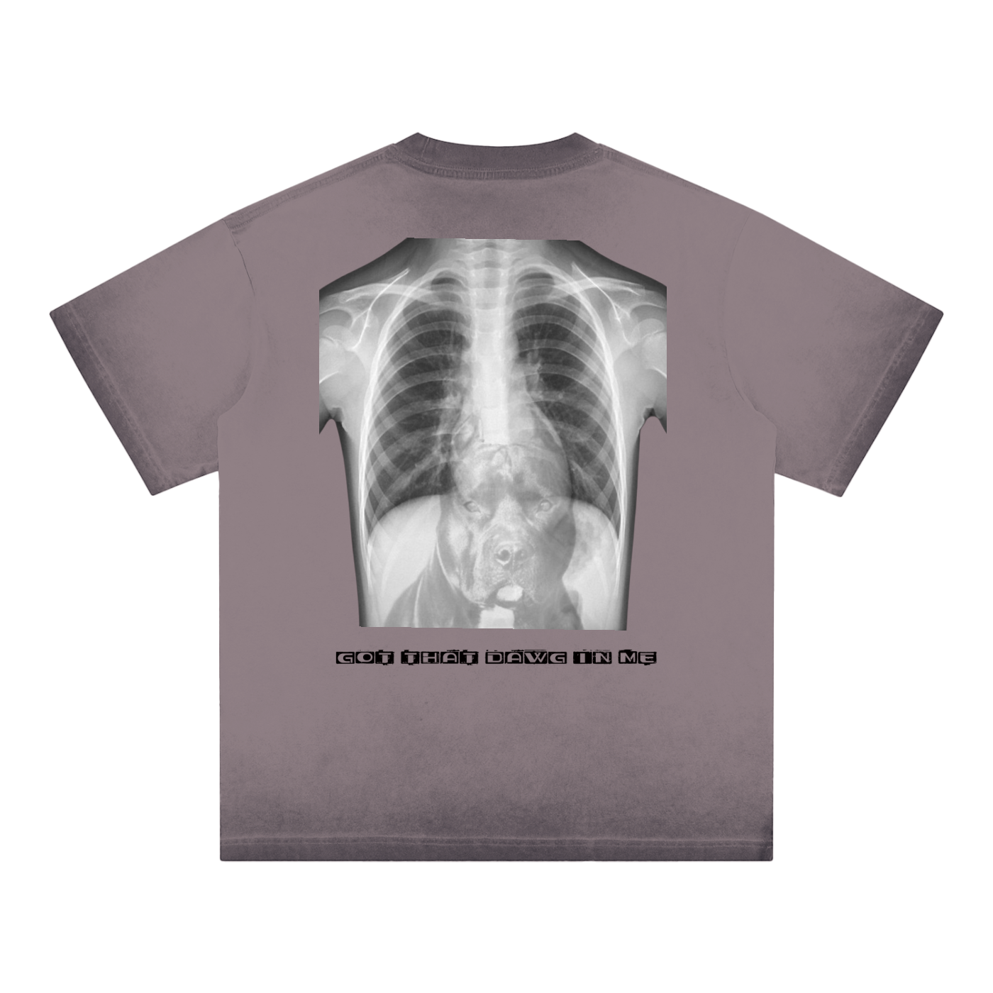 Reverse Dyed Loose Cotton T-Shirt